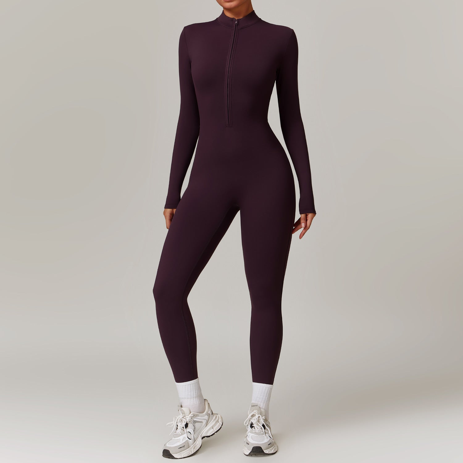 WARM ZIPPER JUMPSUIT