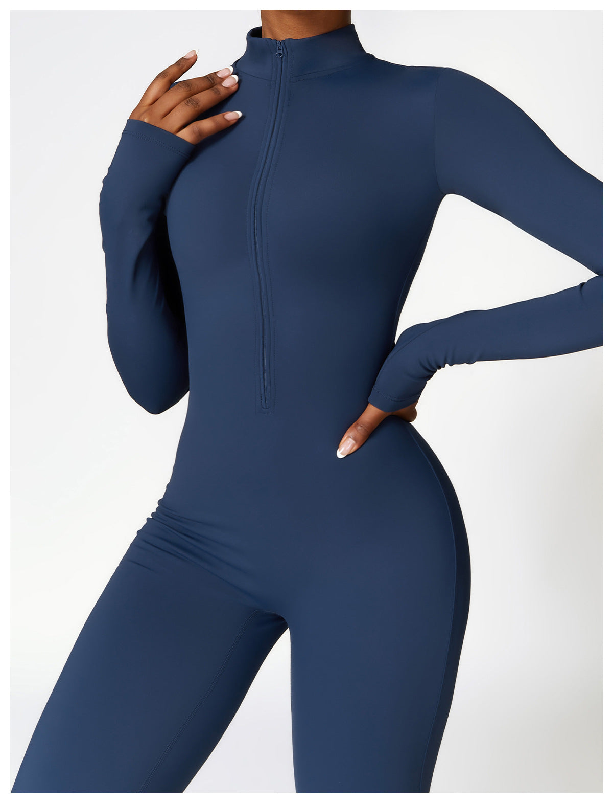 WARM ZIPPER JUMPSUIT