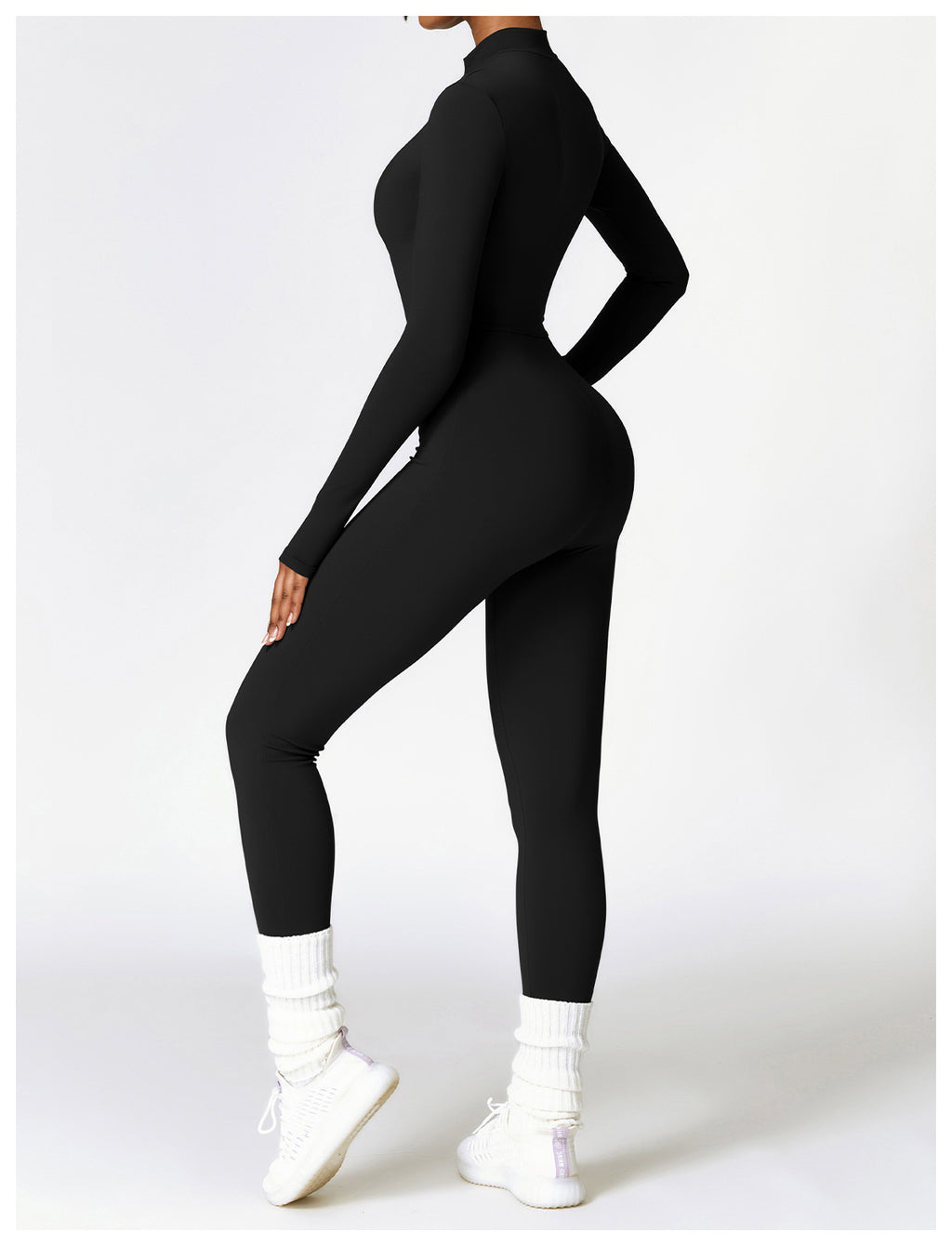 WARM ZIPPER JUMPSUIT