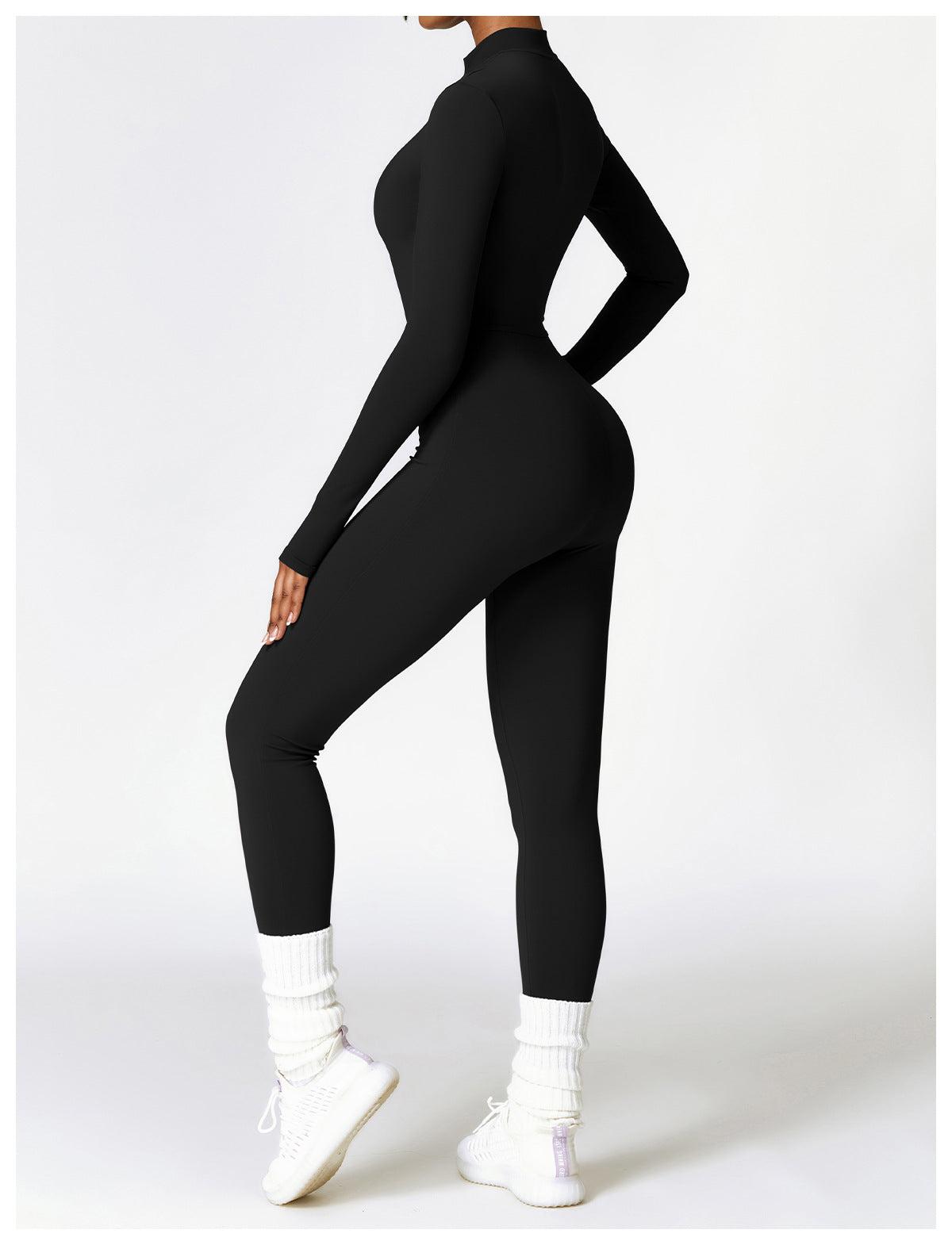 WARM ZIPPER JUMPSUIT